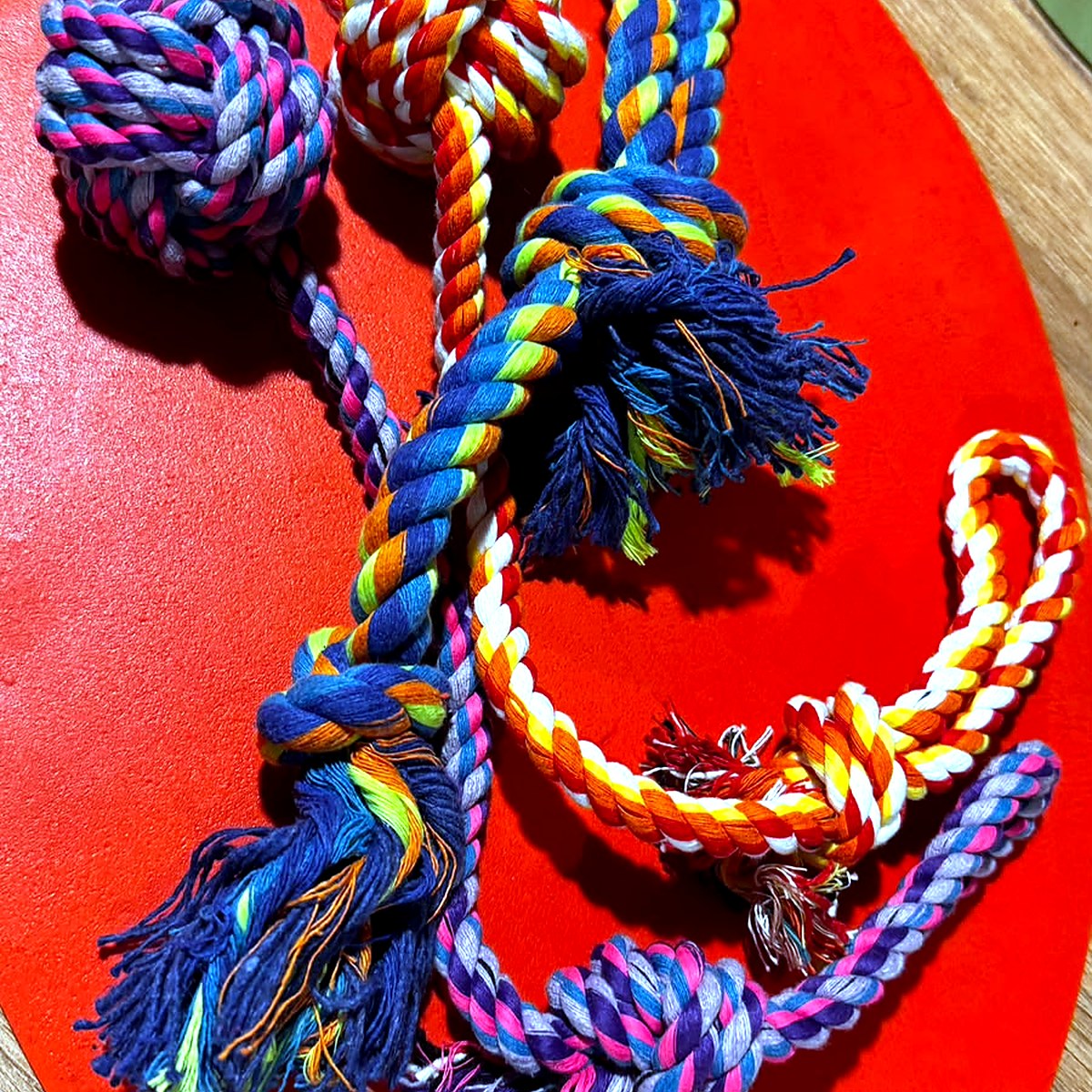 Soga de juego multicolor