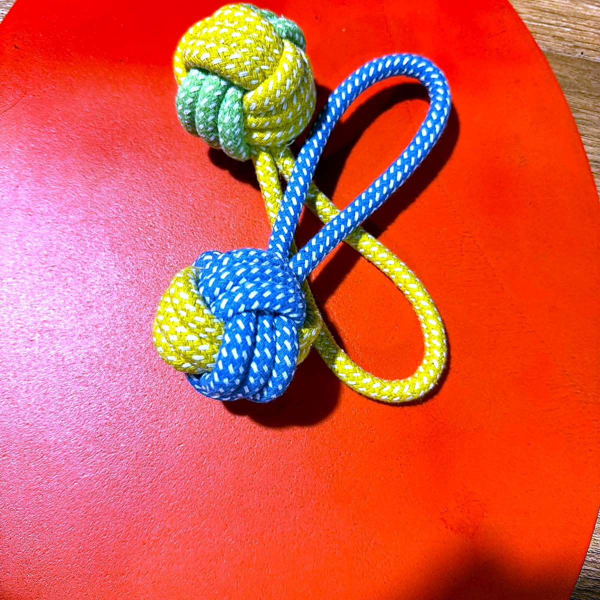 Juguete de soga con pelota